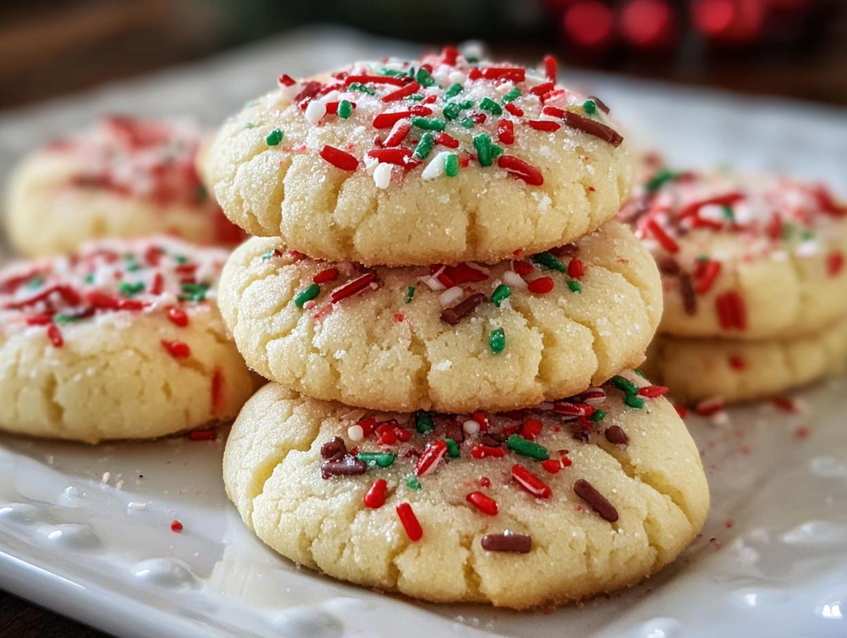 Peppermint Sugar Cookies