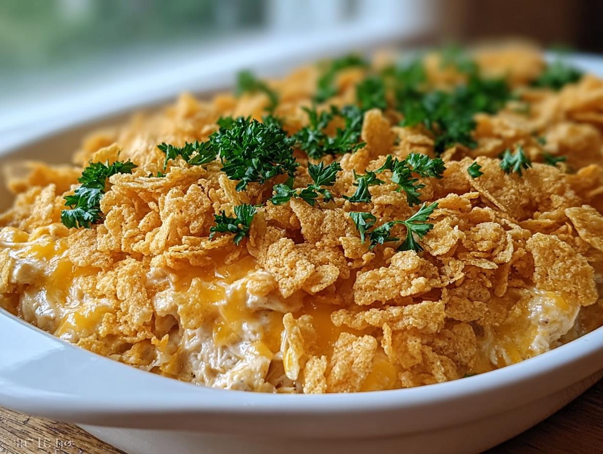 Ritz Cracker Chicken Casserole: 1 Comfort Dish - Ritz Cracker Chicken Casserole - additional detail