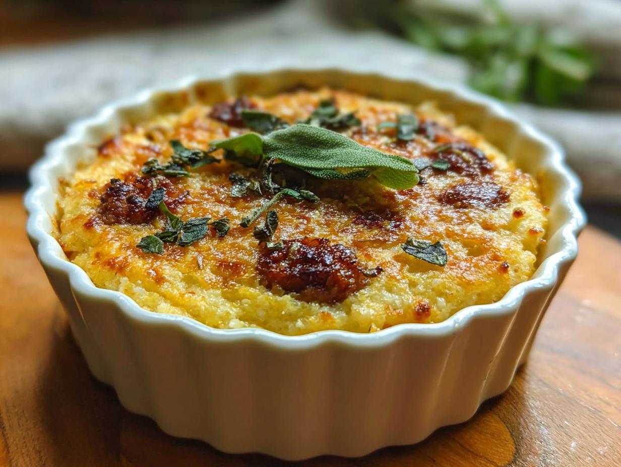 Southern Grits Dressing: 1 Amazing Holiday Side - Southern Grits Dressing - additional detail