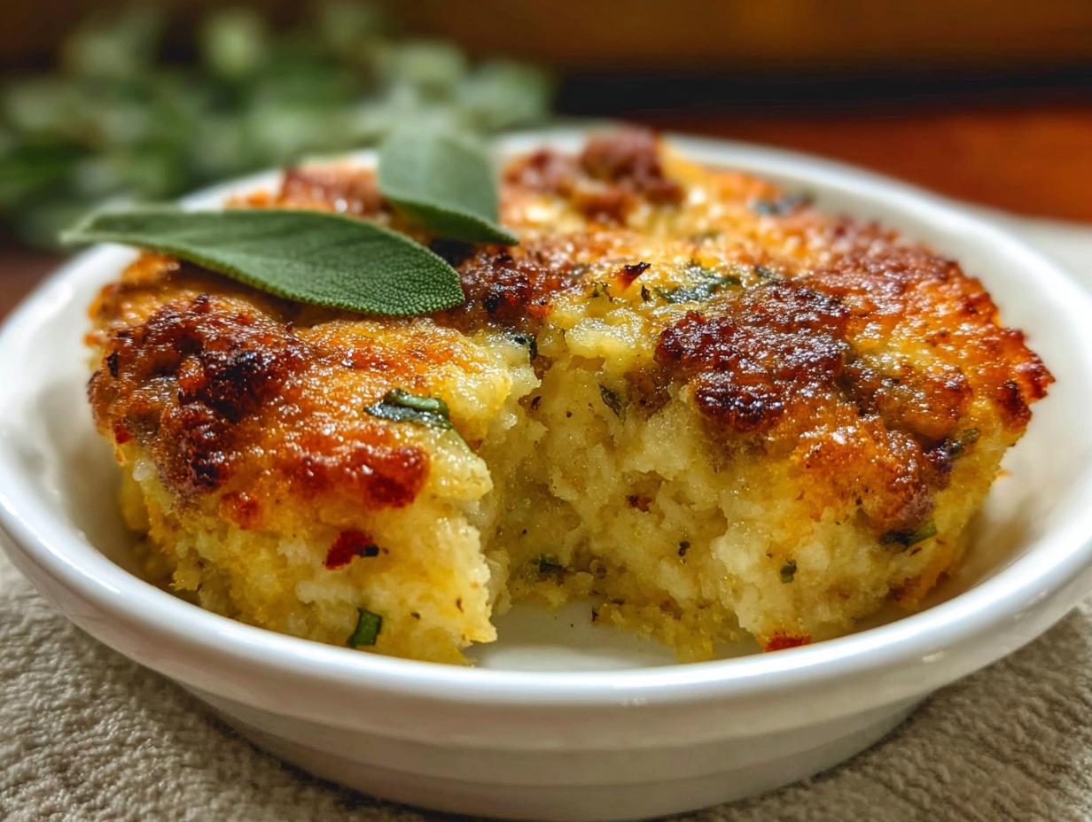 Southern Grits Dressing: 1 Amazing Holiday Side - Southern Grits Dressing - additional detail