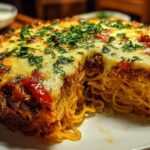 Spaghetti Pie Comfort Food