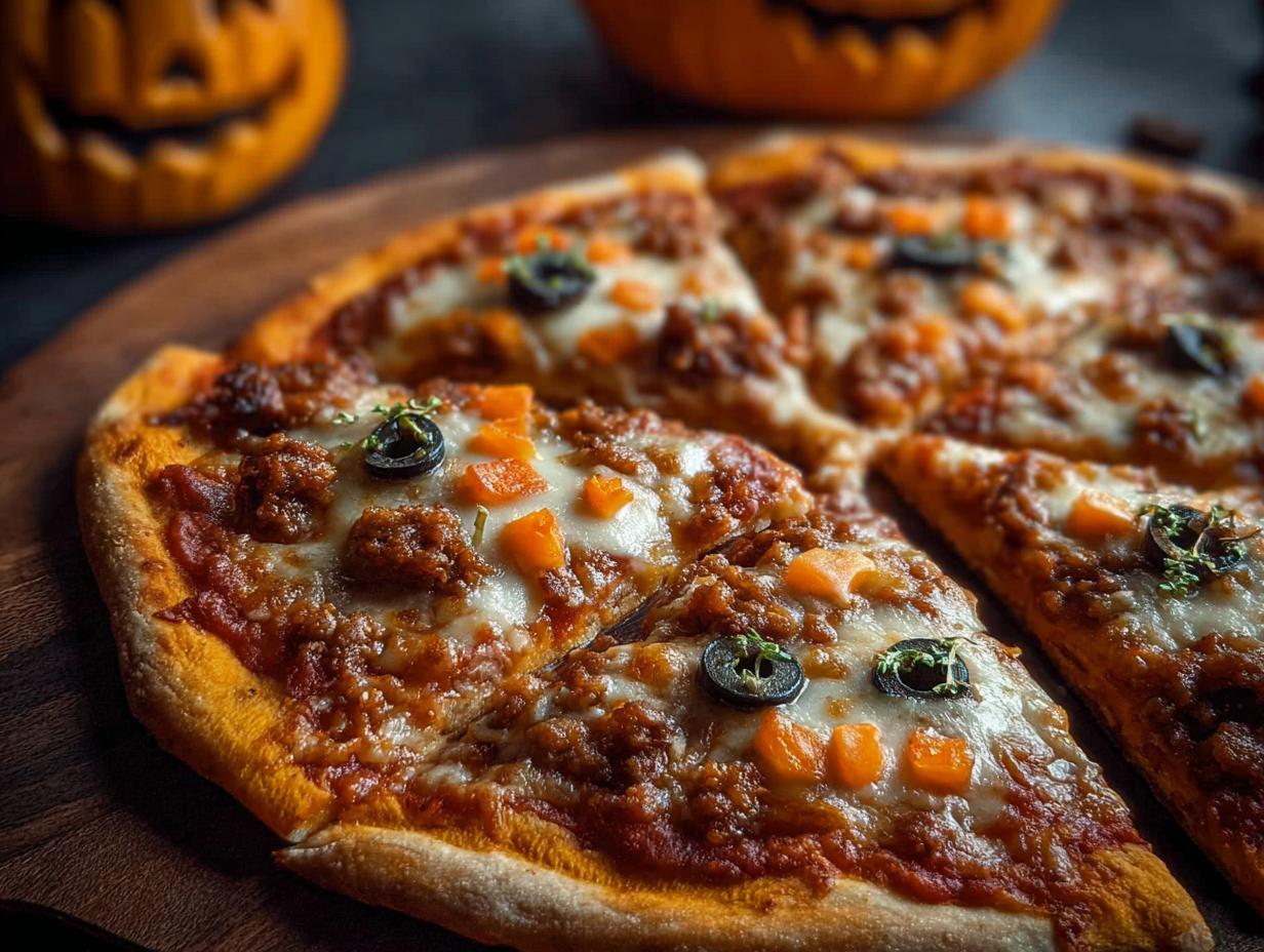 Spooky Pumpkin Pizza: 1 Magical Fall Recipe - Spooky Pumpkin Pizza - main visual representation