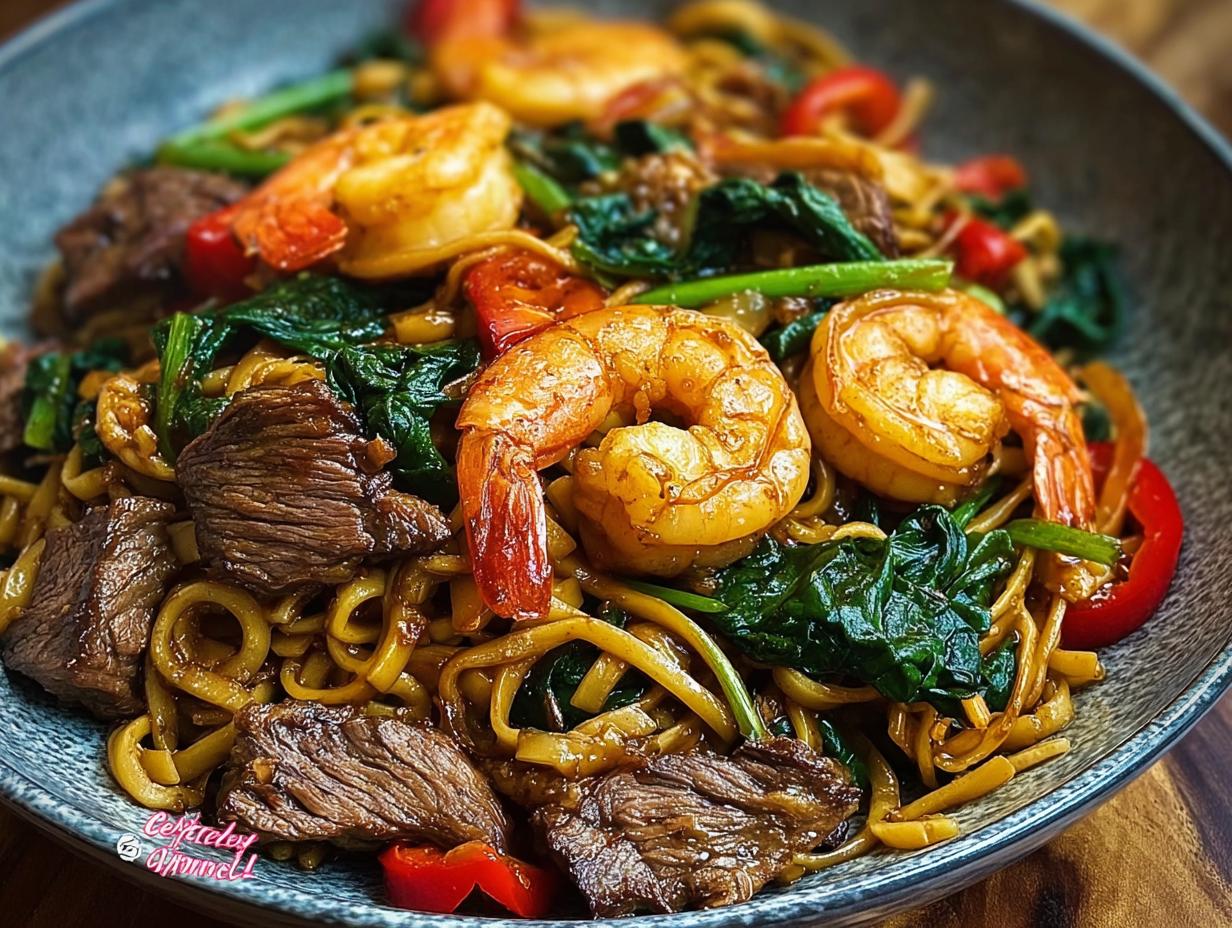 Steak Shrimp Stir Fry