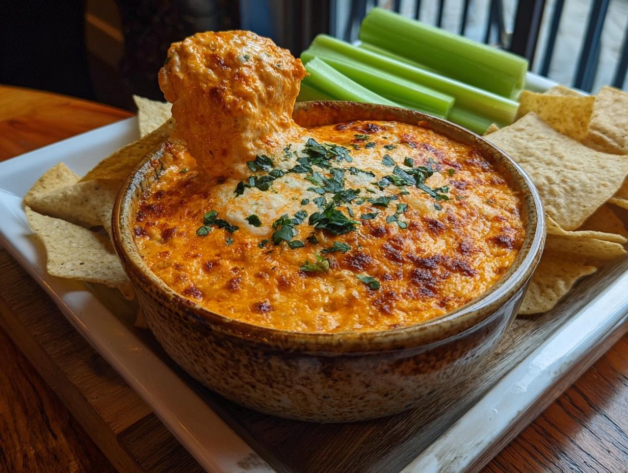 Unforgettable Buffalo Chicken Dip: Simply Amazing - Unforgettable Buffalo Chicken Dip - additional detail