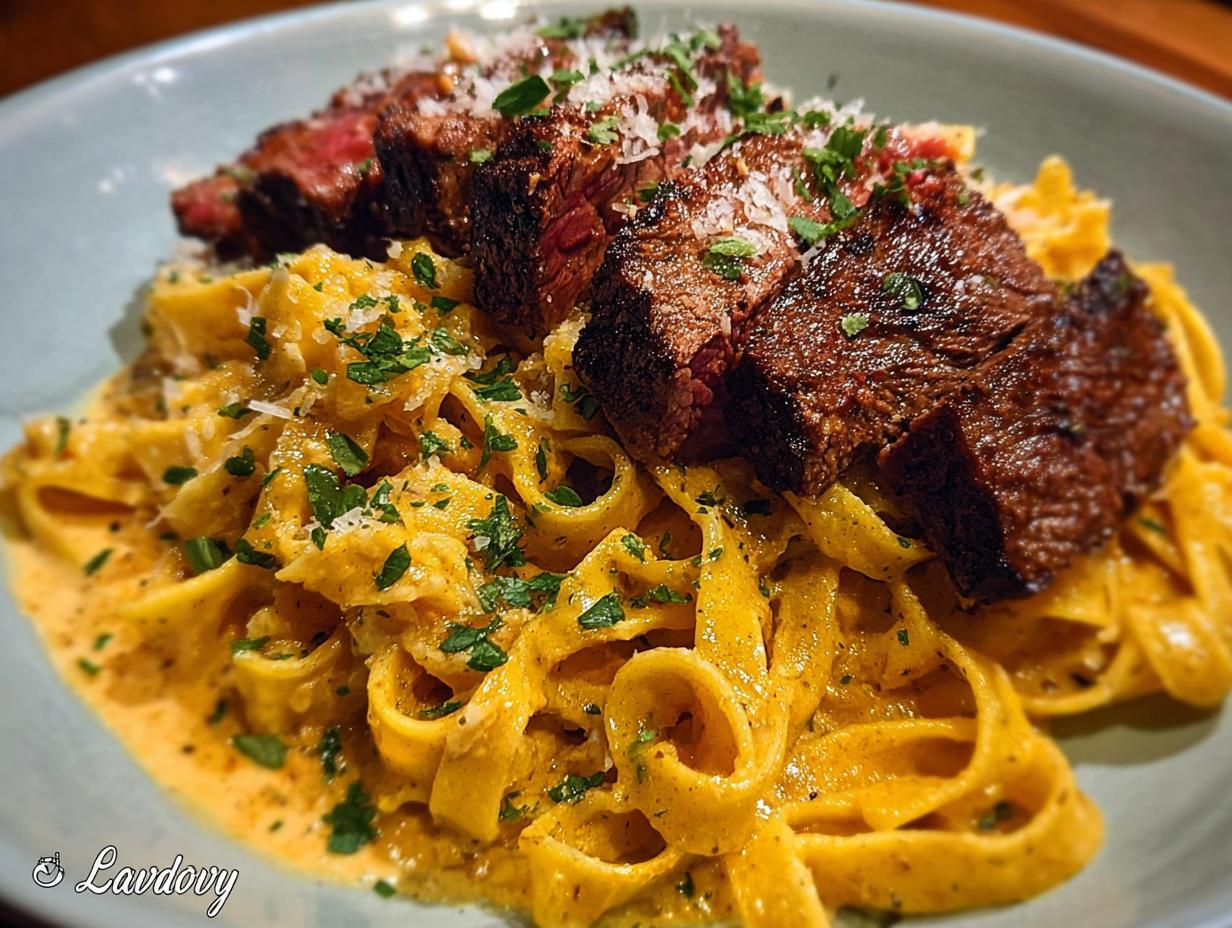 Velveeta Steak Fettuccine Garlic: Amazing Comfort - Velveeta Steak Fettuccine Garlic - additional detail