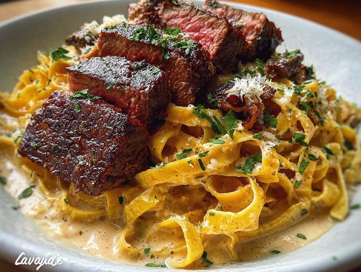 Velveeta Steak Fettuccine Garlic: Amazing Comfort - Velveeta Steak Fettuccine Garlic - additional detail