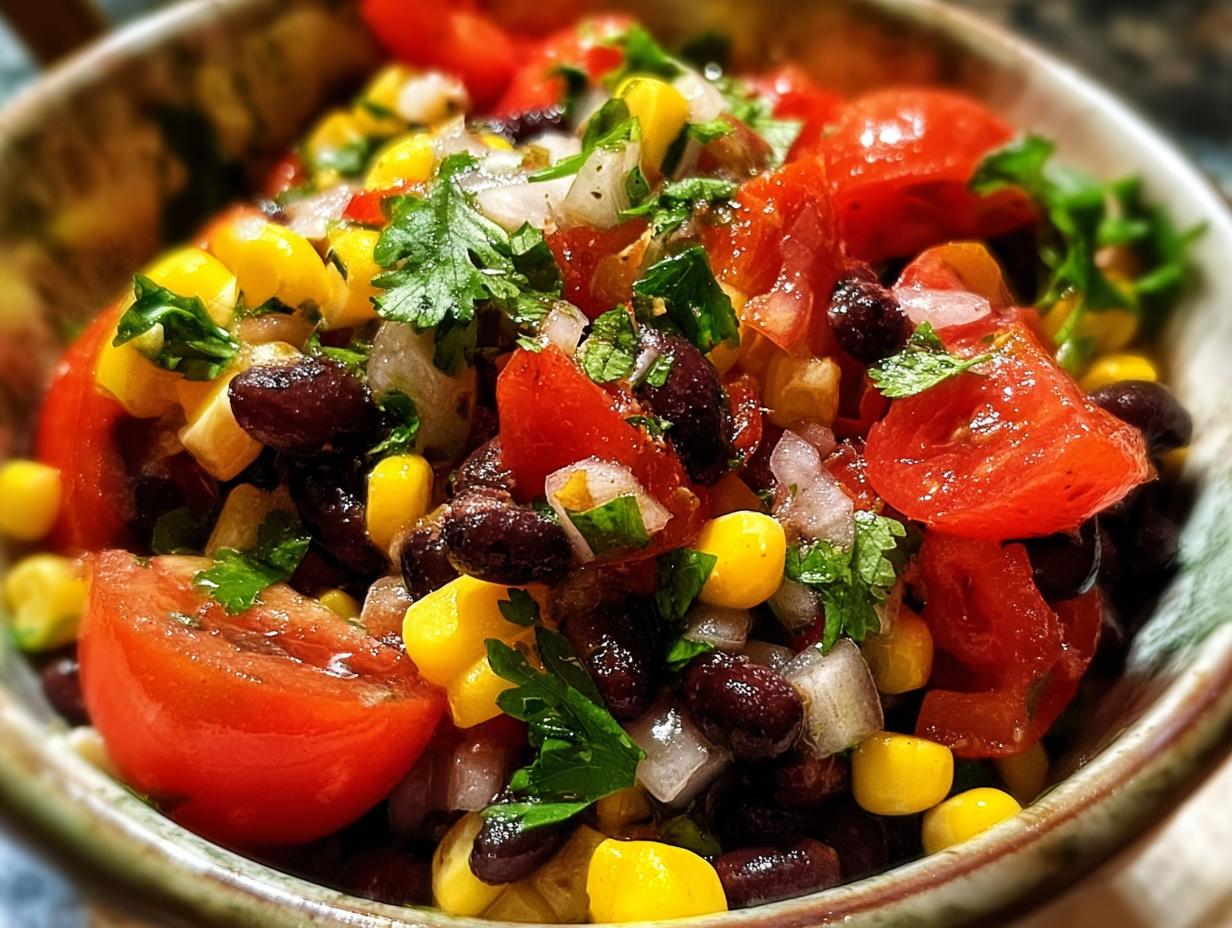 Zesty Black Bean Corn Salad: 1 Amazing Recipe - Zesty Black Bean Corn - additional detail