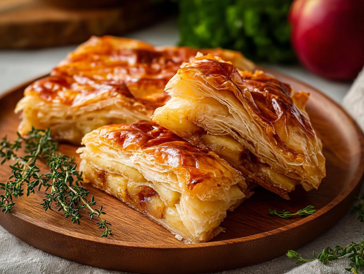 Apple Brie Crinkle Phyllo: Easy 20 Min Recipe - Apple Brie Crinkle Phyllo - additional detail