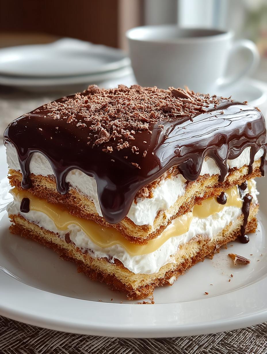 Bake Chocolate Eclair Cake