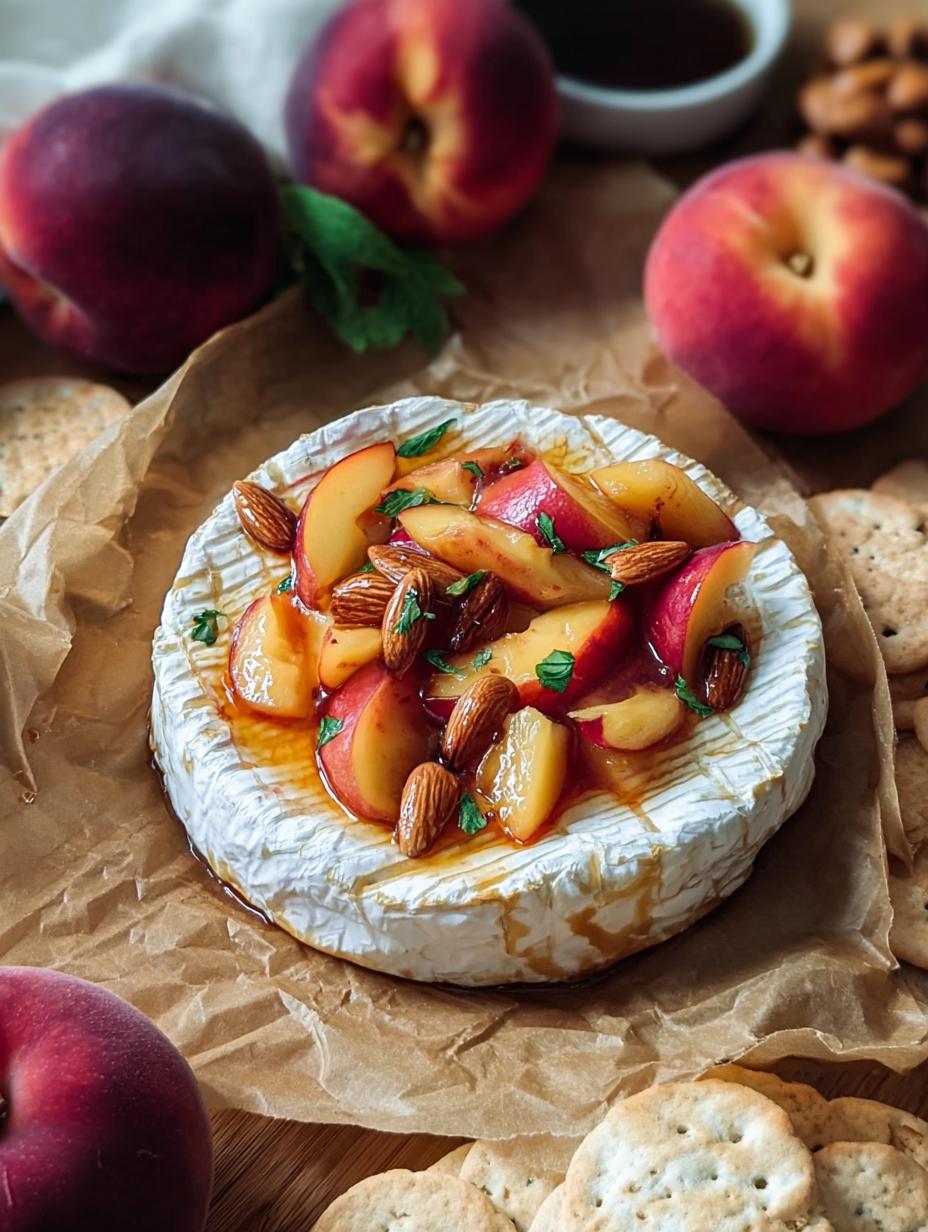 Baked Brie With Peaches: Astonishing Flavor - Baked Brie With - additional detail