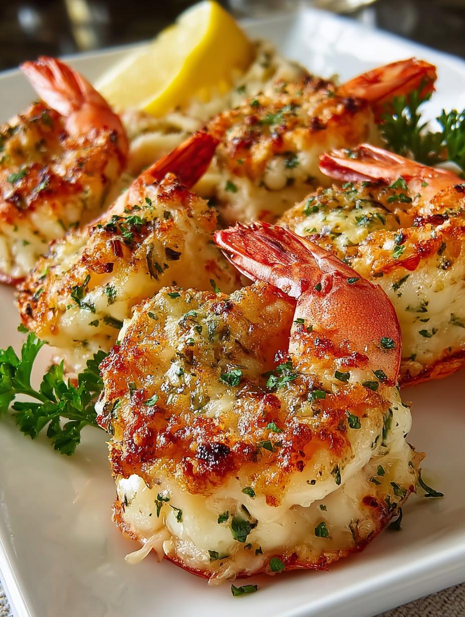 Baked Jumbo Shrimp Stuffed with Crabmeat Will Impress You - Baked Jumbo Shrimp Stuffed - main visual representation
