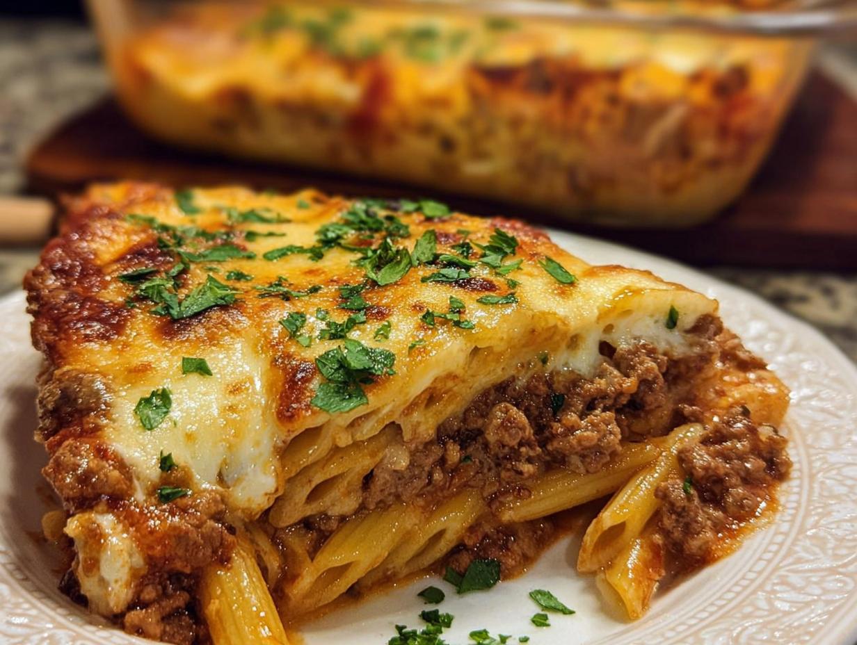 Amazing Beef Pasta Casserole in 15 Mins 5 Amazing Beef Pasta Casserole in 15 Mins - Beef Pasta Casserole - additional detail