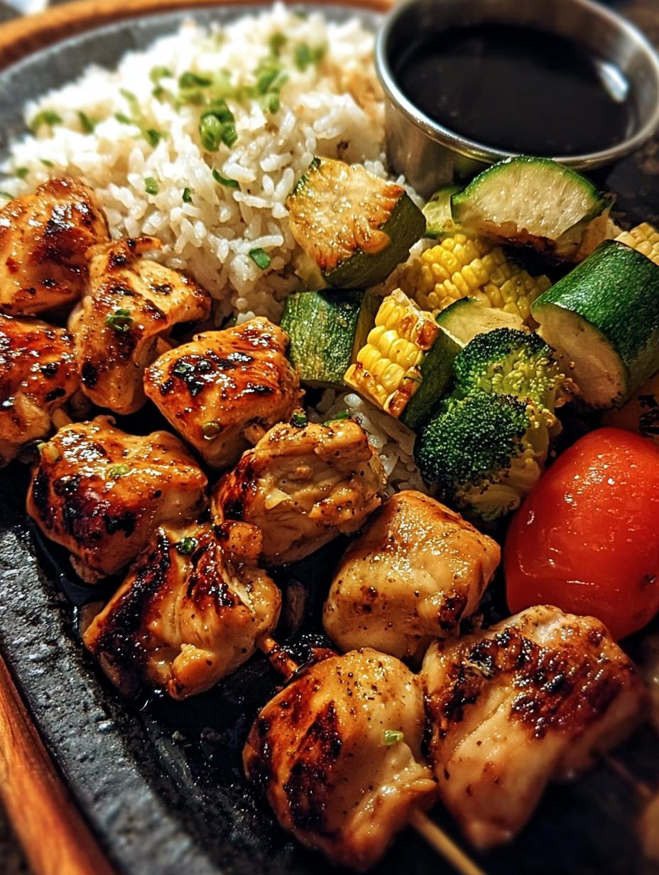 Blackstone Hibachi Chicken Dinner