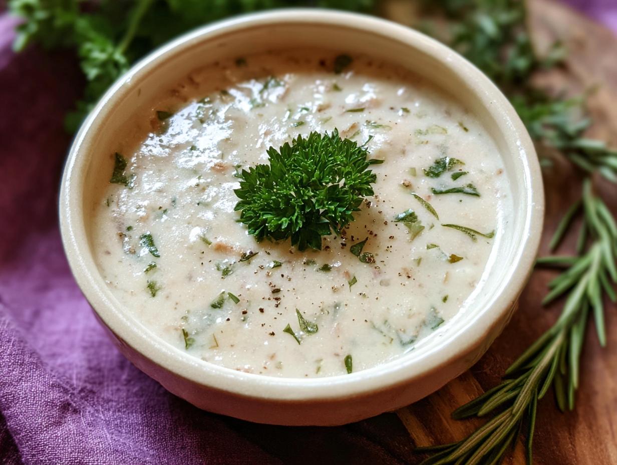 Bread Sauce: A Comforting Creamy Recipe 4 Bread Sauce: A Comforting Creamy Recipe - Bread Sauce - additional detail