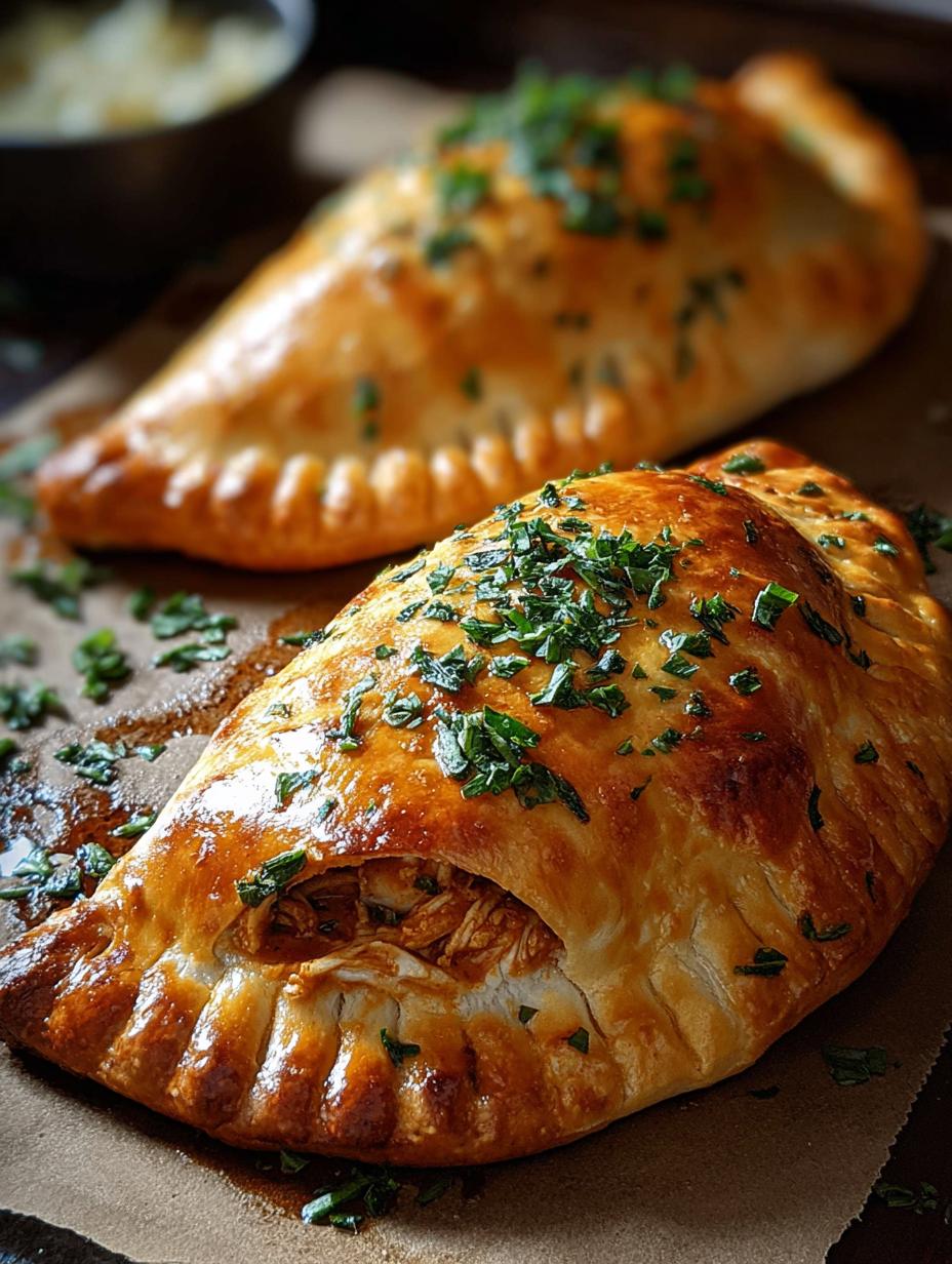 Butter Chicken Calzones