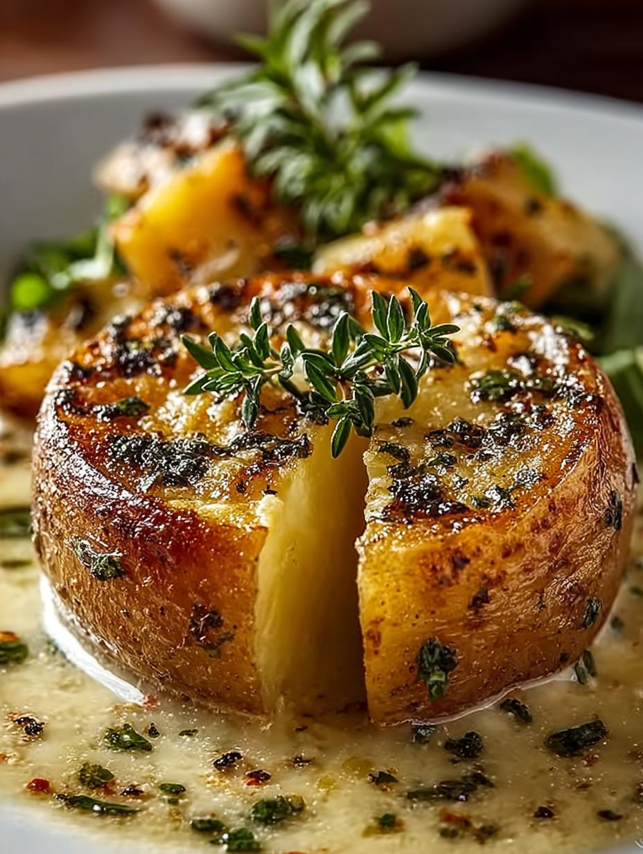 Savory Cheddar Garlic Herb Potato Recipe with a Cheesy Twist 4 Savory Cheddar Garlic Herb Potato Recipe with a Cheesy Twist - Cheddar Garlic Herb Potato - main visual representation