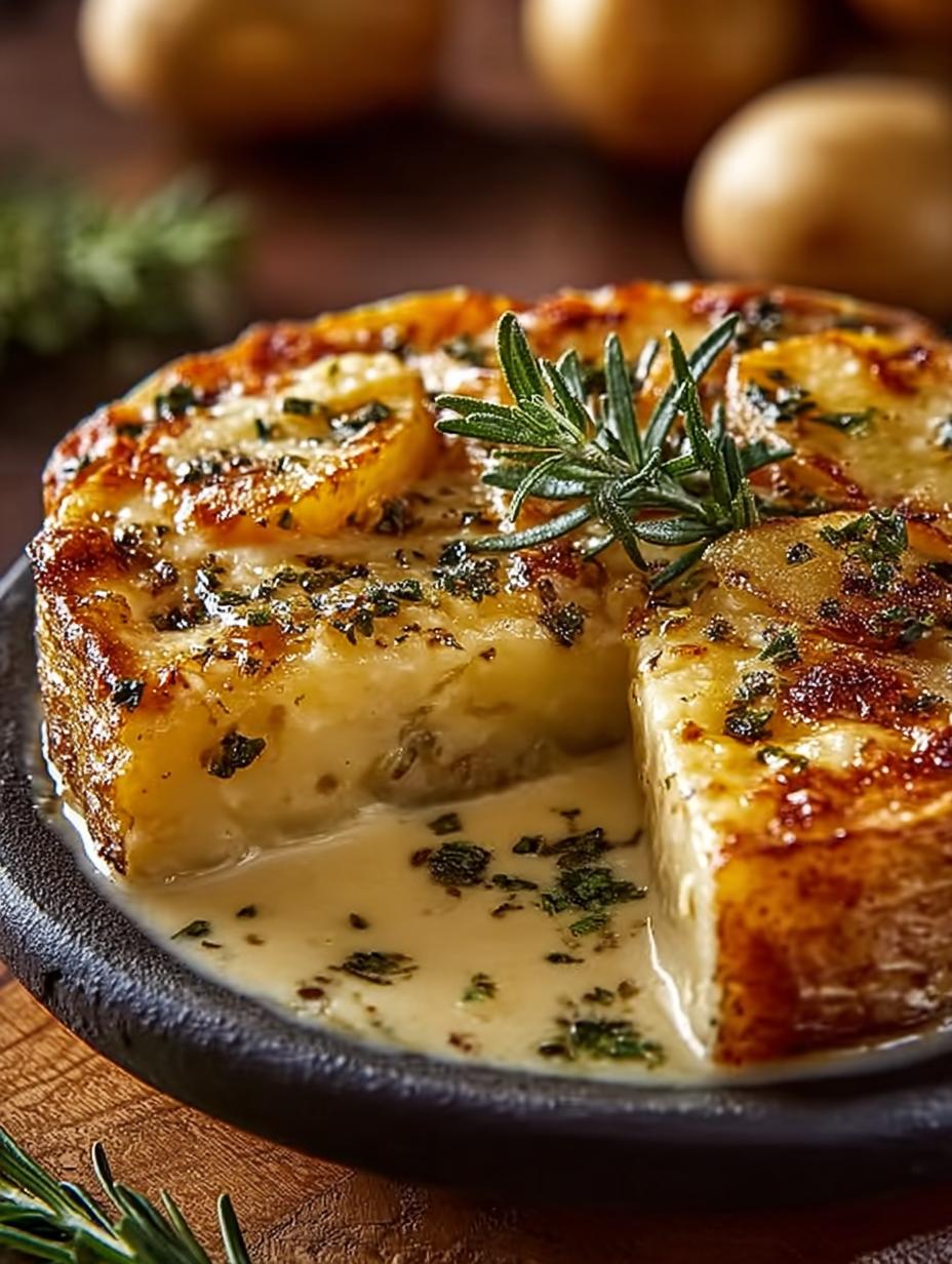 Savory Cheddar Garlic Herb Potato Recipe with a Cheesy Twist 5 Savory Cheddar Garlic Herb Potato Recipe with a Cheesy Twist - Cheddar Garlic Herb Potato - additional detail