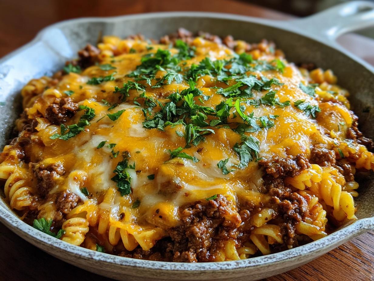 Cheesy Enchilada Hamburger Helper