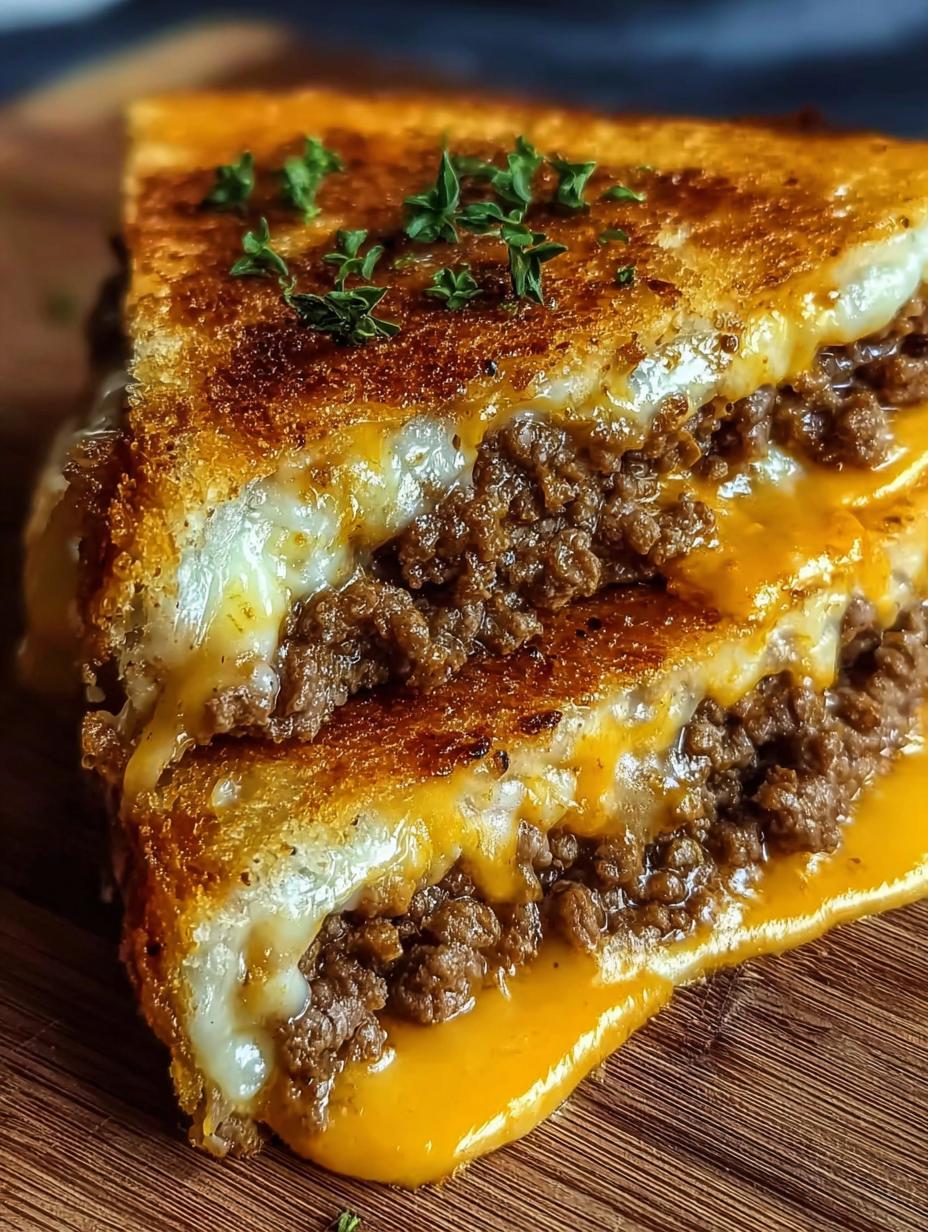 Cheesy Ground Beef Melt