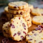 Christmas Cranberry Orange Shortbread