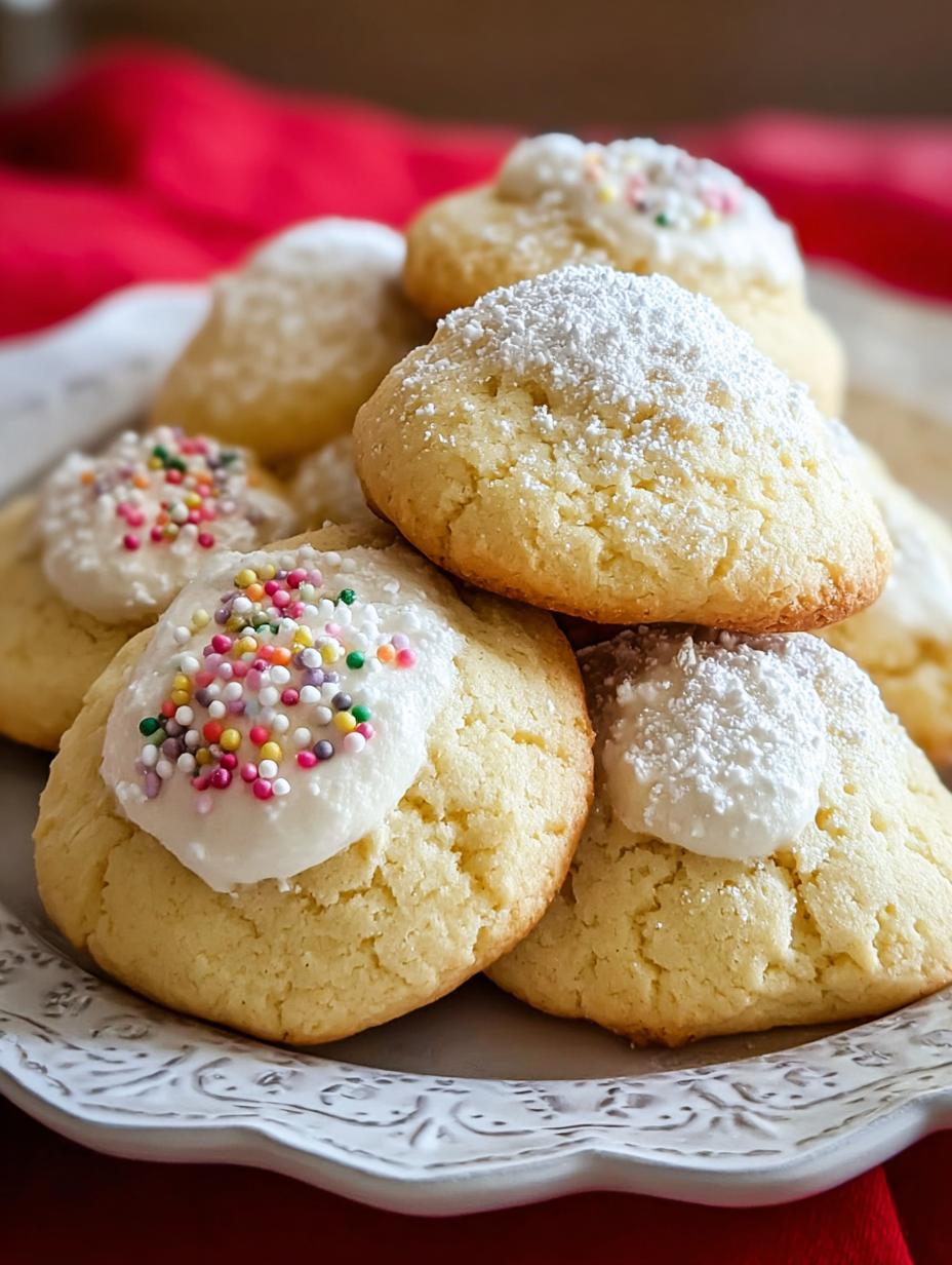 Christmas Italian Ricotta Cookies