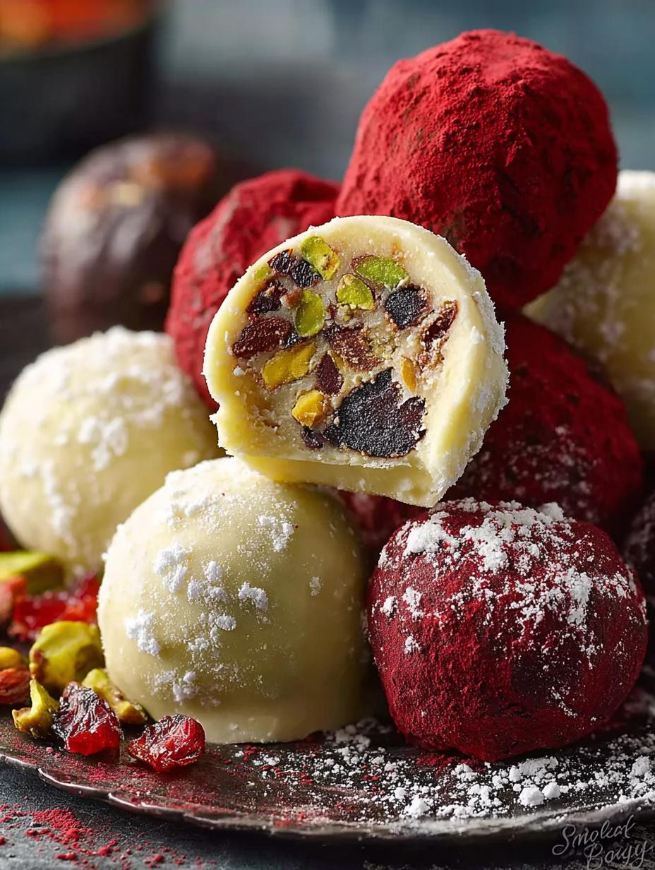 Irresistible Christmas Truffles: 24 Festive Bites - Christmas Truffles - main visual representation