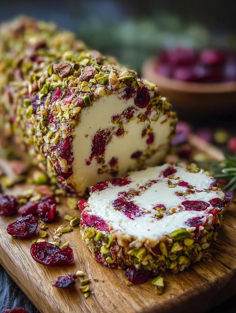 Cranberry Pistachio Cheese