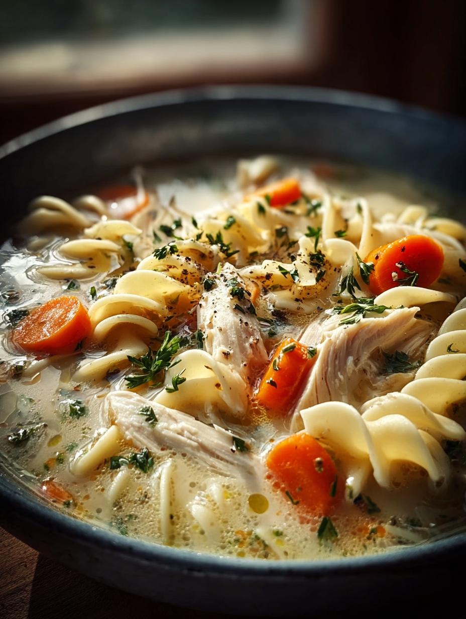 Creamy Chicken Noodle Soup: 6 Reasons to Love This Recipe - Creamy Chicken Noodle Soup - main visual representation