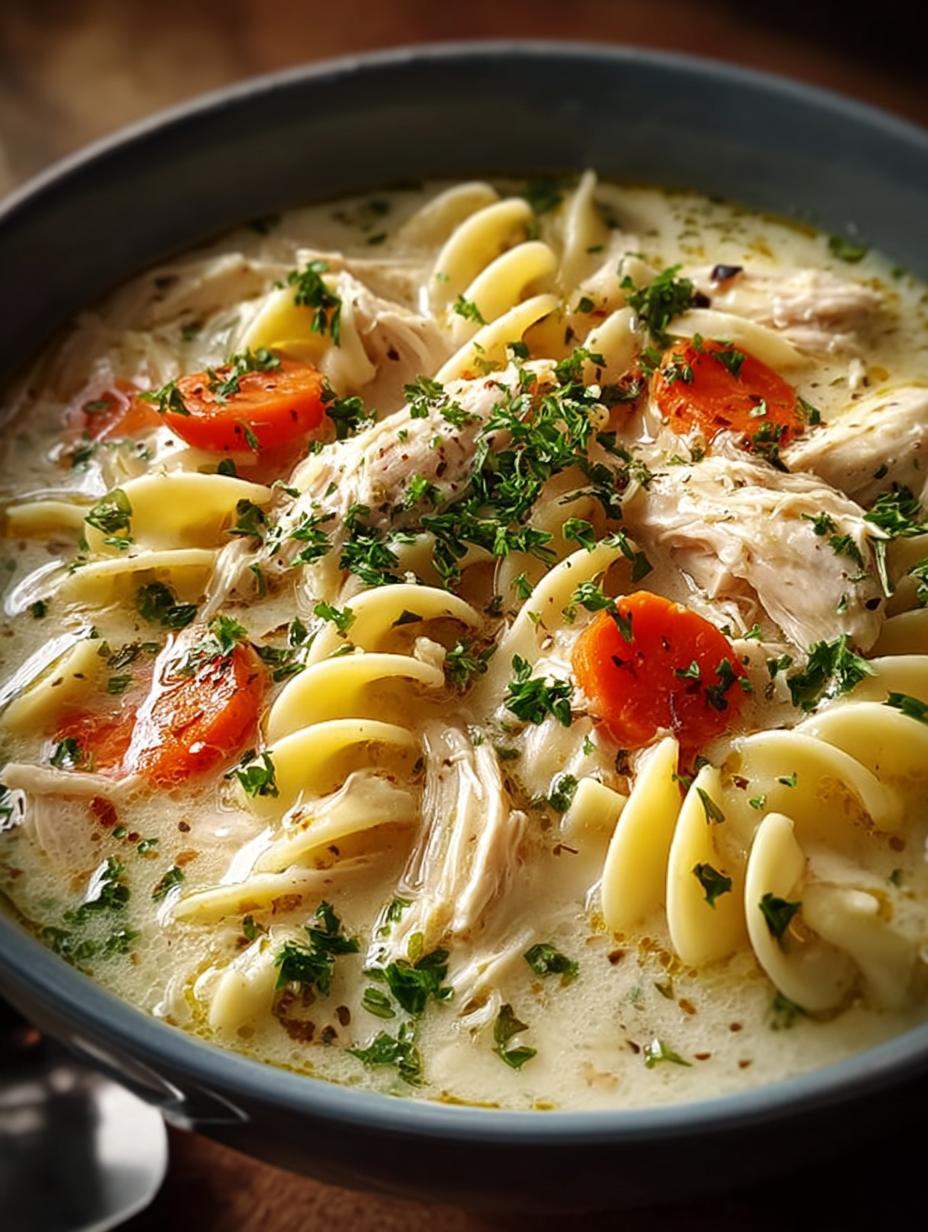 Creamy Chicken Noodle Soup: 6 Reasons to Love This Recipe - Creamy Chicken Noodle Soup - additional detail