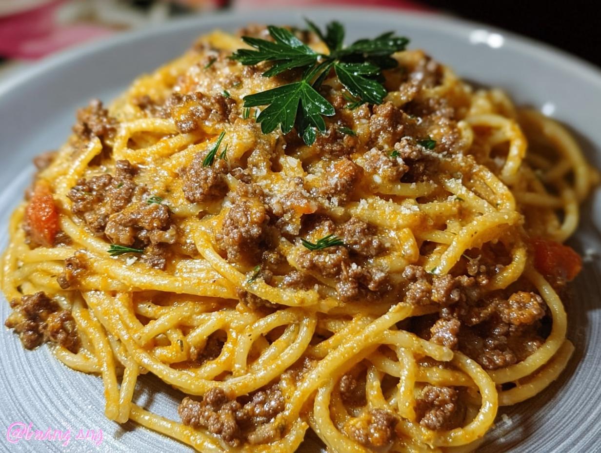 Creamy Italian Spaghetti Ground