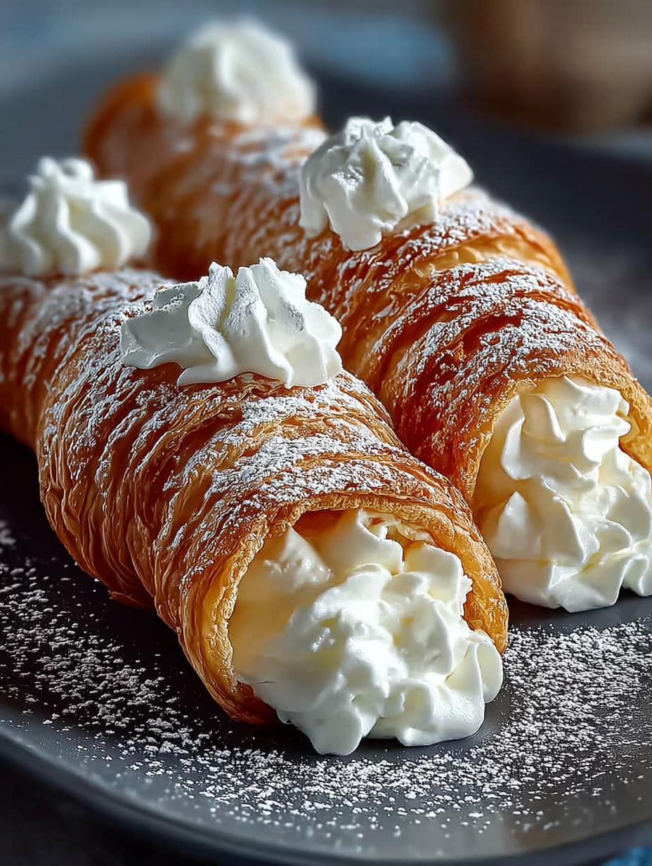 Creamy Mascarpone Horns