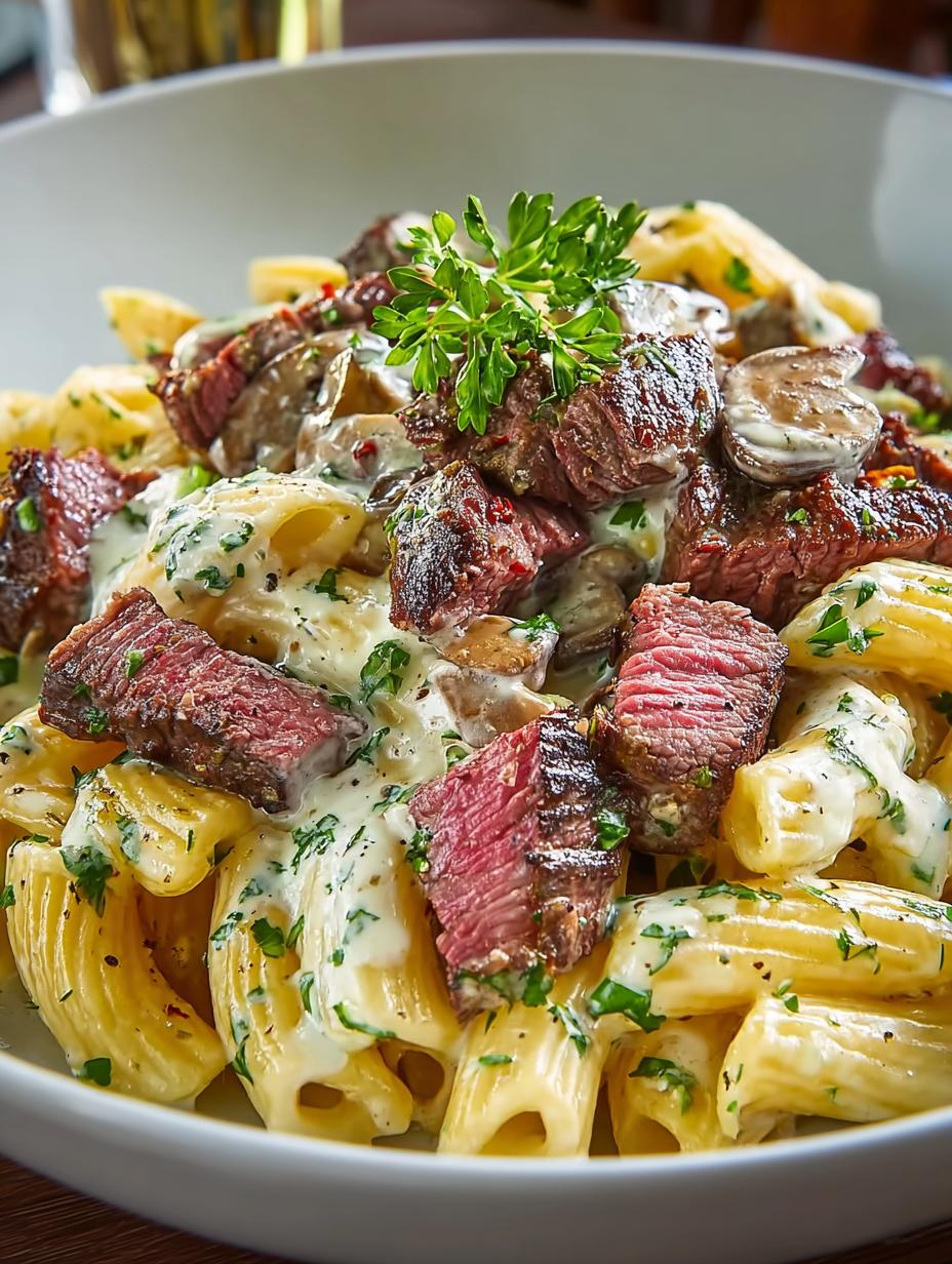 Delicious Creamy Prime Rib Pasta in 30 Minutes 5 Delicious Creamy Prime Rib Pasta in 30 Minutes - Creamy Prime Rib Pasta - additional detail