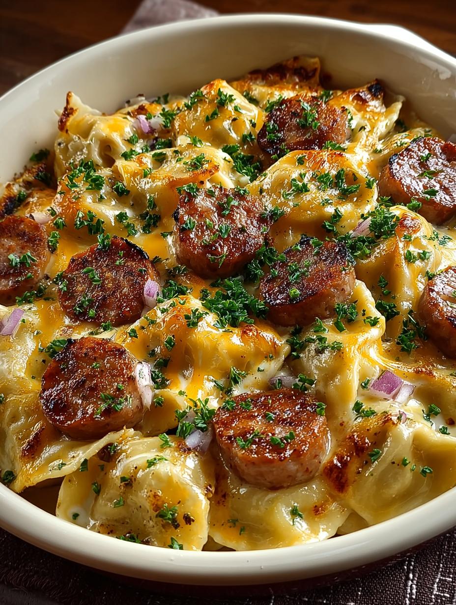 Delicious Crockpot Pierogi Sausage Casserole Recipe - Crockpot Pierogi Sausage Casserole - main visual representation