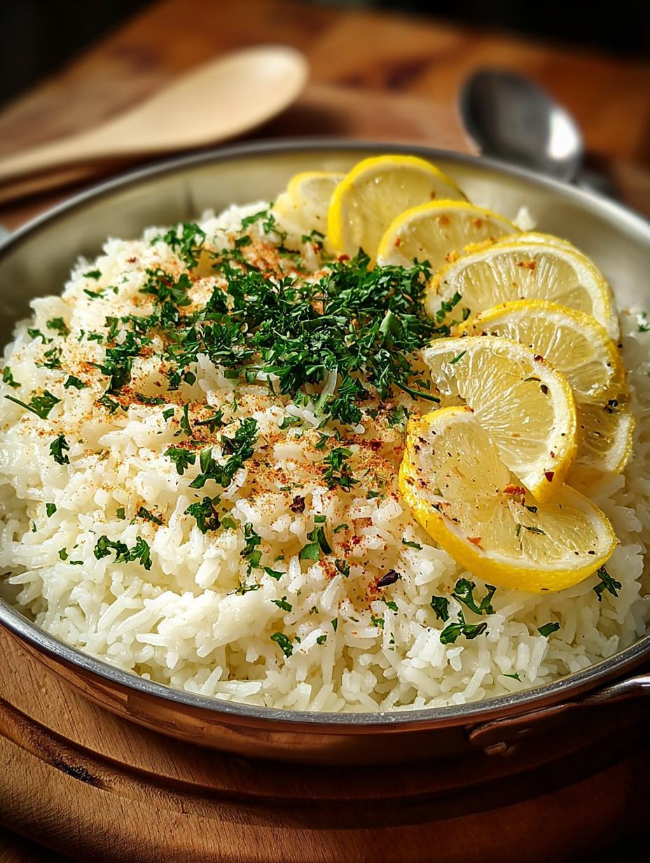 Greek Lemon Rice Vegetarian