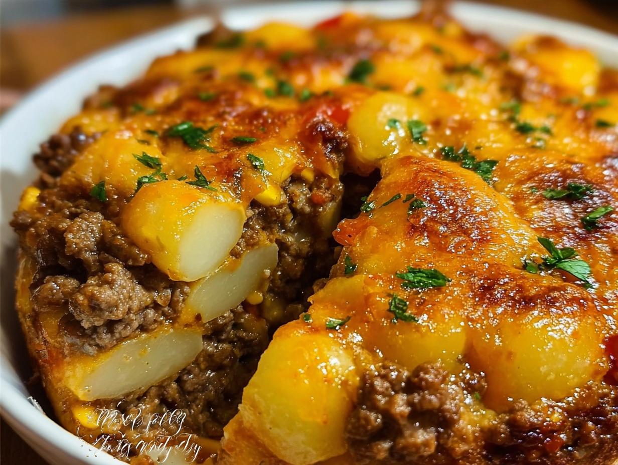 Super Ground Beef Hobo Casserole - Ground Beef Hobo Casserole - additional detail