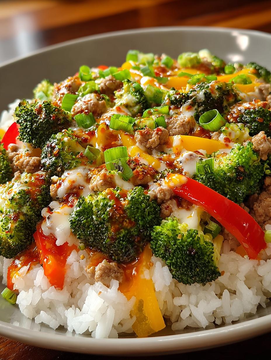 Ground Turkey Rice Bowls