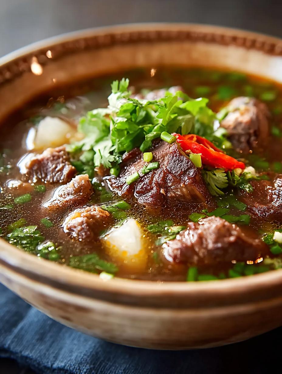 Hawaii Style Oxtail Soup