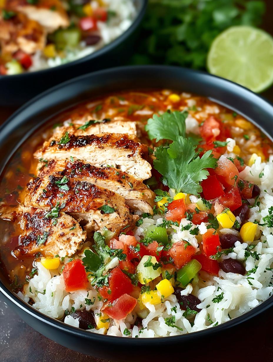 Mexican Lime Chicken Rice