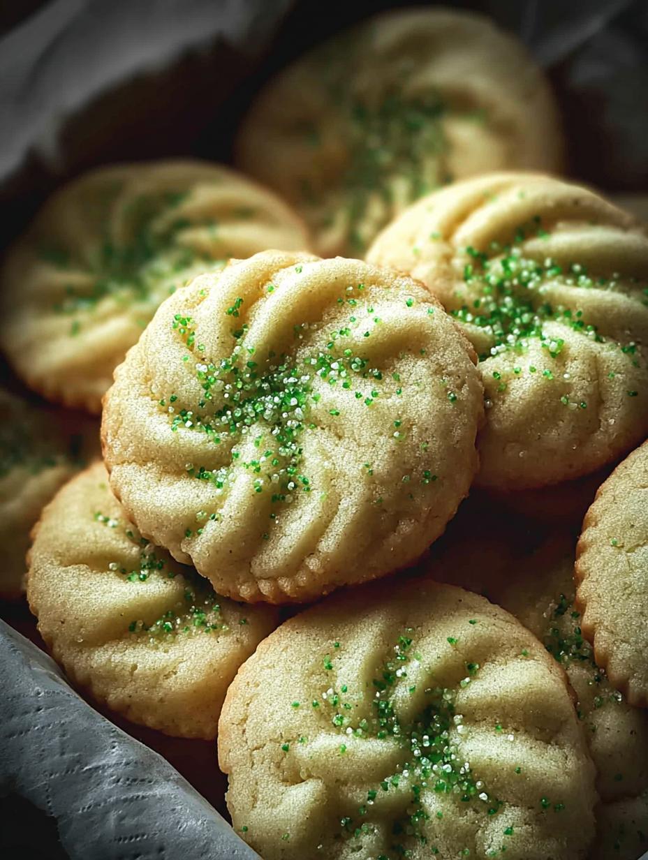 Mint Butter Cookies