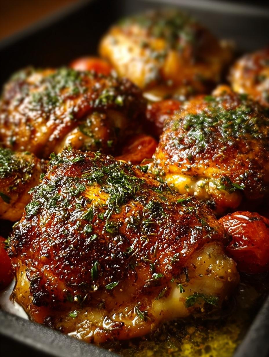 Oven Baked Chicken Thighs