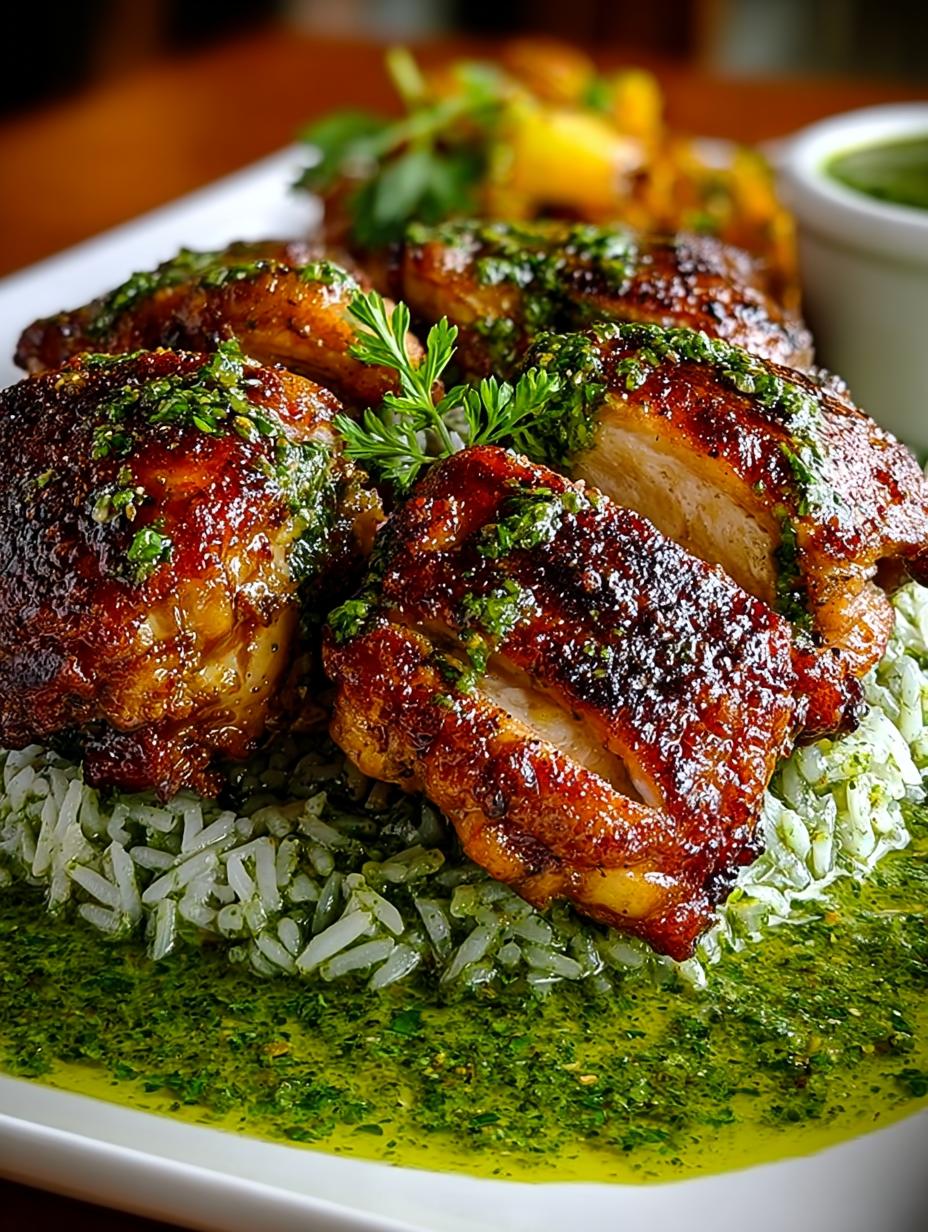 Peruvian Chicken Green Sauce