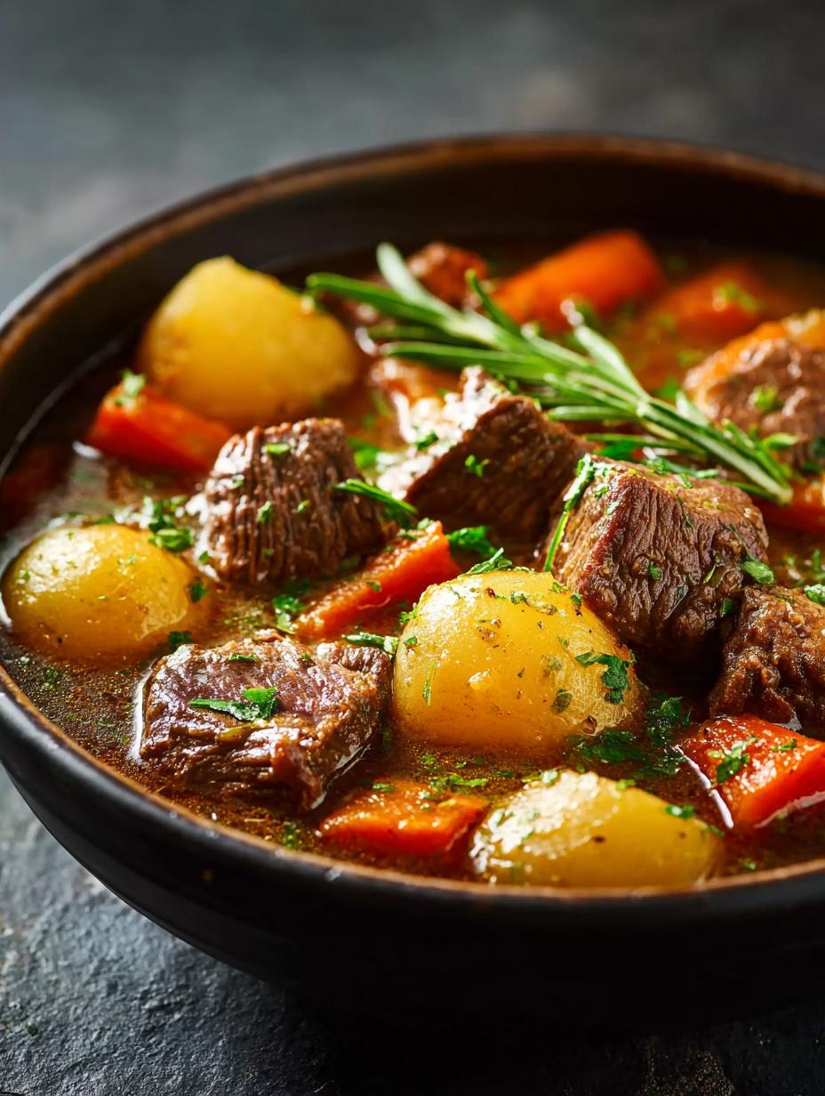 Pot Beef Potato Stew