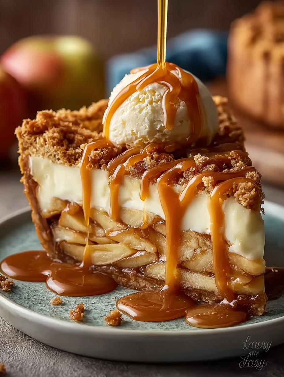 Delicious Salted Caramel Apple Pie Recipe for Fall - Salted Caramel Apple Pie - main visual representation