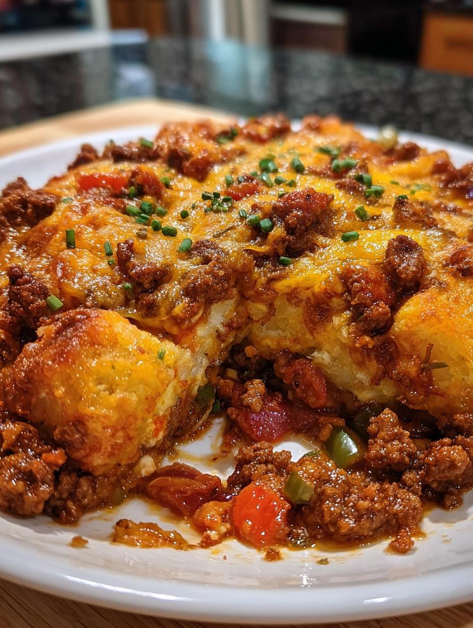 Sloppy Joe Casserole Bake