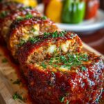 Smoky Bbq Meatloaf Stuffed
