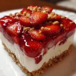 Strawberry Pretzel Salad Cream