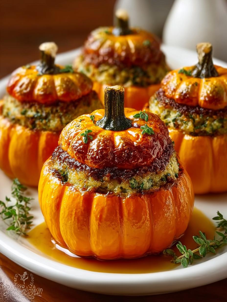 Delicious Stuffed Mini Pumpkins for Fall Gatherings - Stuffed Mini Pumpkins - additional detail
