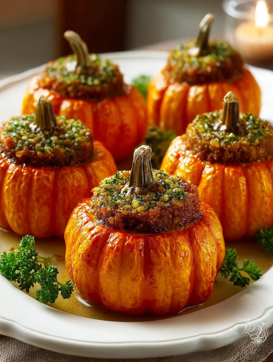 Stuffed Mini Pumpkins
