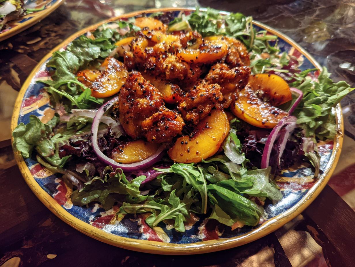 Sweet Spicy Chicken Peach