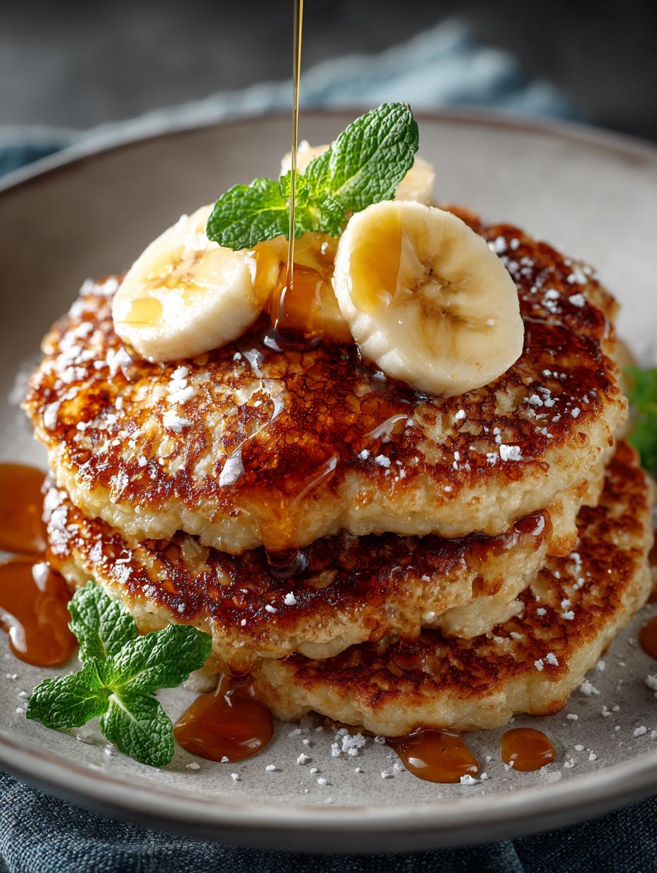 Banana Flavored Keto Pancakes